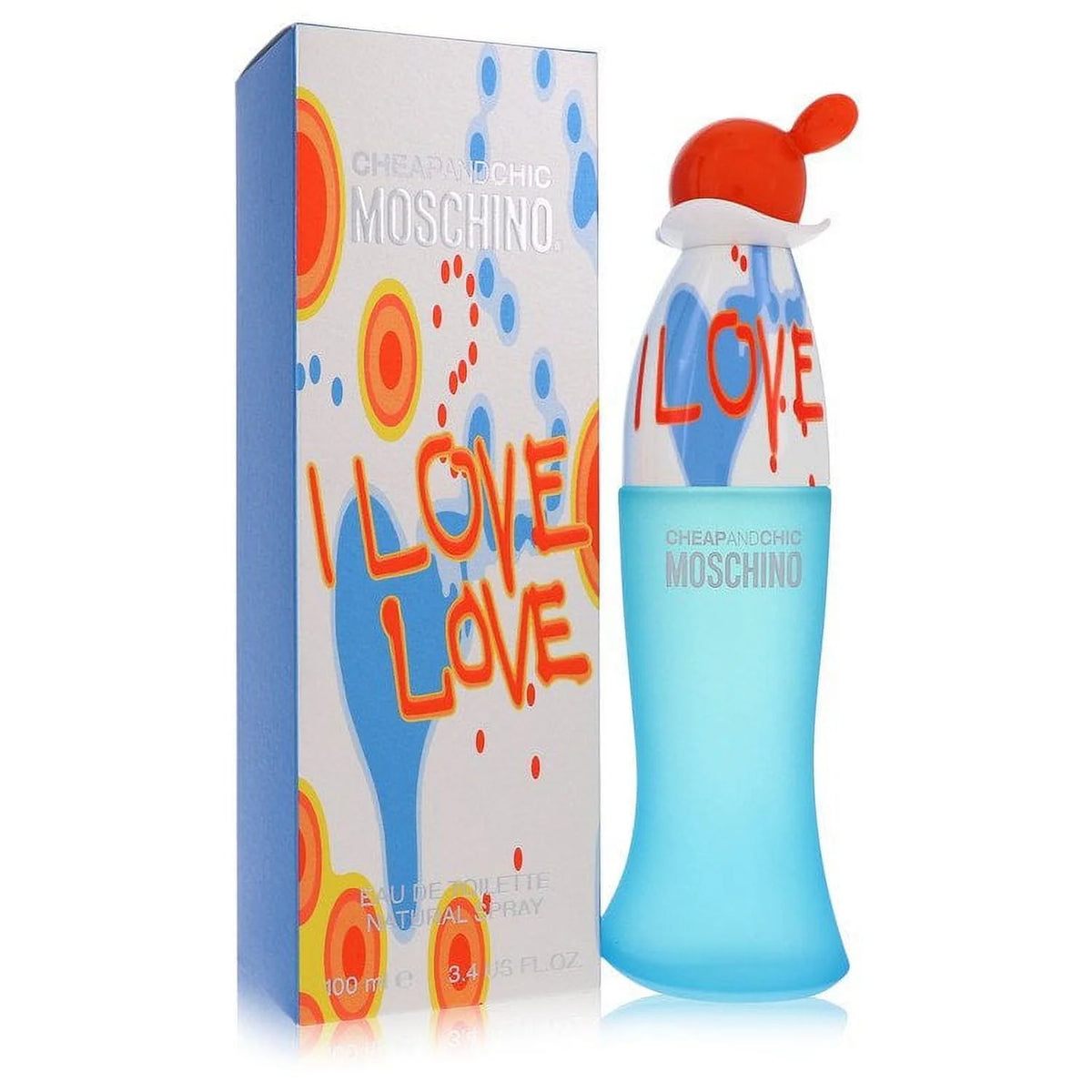 I Love Love by Moschino Womens Eau de Toilette Spray, 3.4 oz, Pack of 3