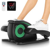 ANCHEER Under-Desk Elliptical Pedal Exerciser with Smart LCD Display & Remote, Quiet Low-Impact Seated Leg Workout for Seniors, Office or Home