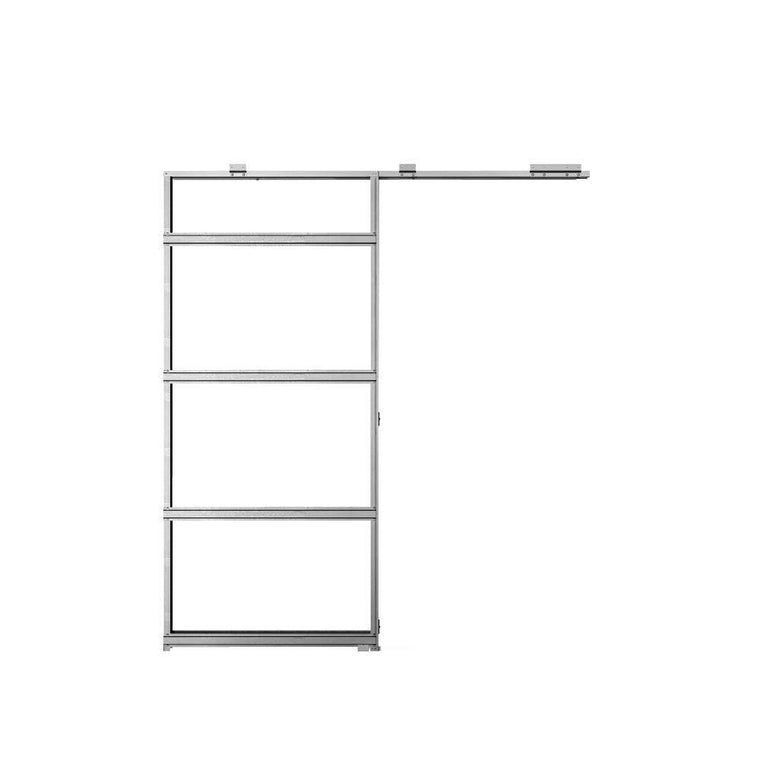 Rocket Door Frames USA I Rocket Pocket Steel Single Pocket Door Frame System, 30 in. x 80 in., Silver
