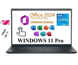 Dell Inspiron 15.6-Inch Touchscreen Laptop with Windows 11 Pro, 32GB RAM, 1TB SSD, Intel i5-1155G7 Processor, Full HD IPS Display, Numeric Keypad, HDMI, Carbon Black