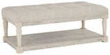 Ashley Shawnalore Ottoman Cocktail Table for Living Room Seating Areas