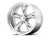 American Racing VN515 Torq Thrust 2 Polished Wheel Rim, 16×8 with 5×4.5×22 Bolt Pattern and +10mm Offset