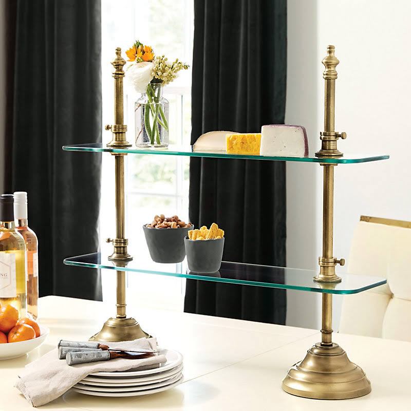 Glass Patisserie Serving Stand from Ballard Designs
