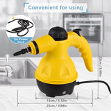 TOMSHOO 1000W Portable Handheld Steam Cleaner with 10 Accessories for Kitchen, Sofa, Bathroom, Car and Windows