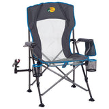 Bass Pro Shops Lunker Lounger Fishing Chair in Gray and Blue