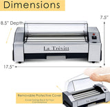 La Trevitt Commercial and Household Hot Dog Roller, 6-Capacity Sausage Grill Cooker for Family Use