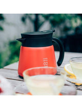 Hario V60 VHS-60R Stainless Thermal Insulation Coffee Server, 600, Red