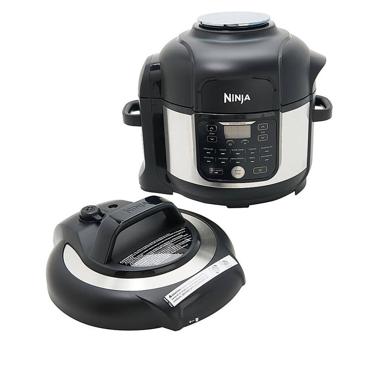 Ninja Foodi Deluxe Pressure Cooker and Air Fryer, 6.5-Qt Stainless Steel Appliance