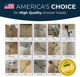 HammerHead Showers Oil Rubbed Bronze Handheld Shower Head with 6ft Hose, Brass Holder, Adjustable Bracket, Detachable Wand, and 1.75 GPM Low-Flow Water Saving Design