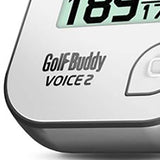 GolfBuddy Voice 2 Talking Golf GPS Rangefinder, Grey