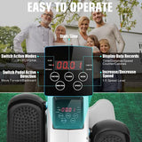 ANCHEER Under-Desk Elliptical Pedal Exerciser with Smart LCD Display & Remote, Quiet Low-Impact Seated Leg Workout for Seniors, Office or Home