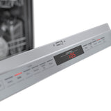 Bosch 800 Series 24-Inch Built-In Dishwasher with Top Controls, CrystalDry, Stainless Steel Tub, 3rd Rack and 42 dBA Performance