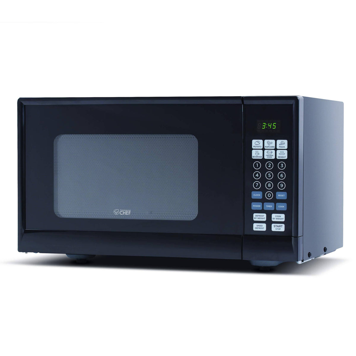 Commercial Chef CHM990B Countertop Microwave, 0.9 cu.ft., Black