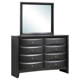 Glory Furniture Marilla Black 8-Drawer Dresser, Model G1500-D
