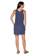 RBX Womens Quick-Drying Stretch Tank Dress with Drawstring Waist, Pockets, and Versatile Hiking, Golf, or Beach Cover-Up Design