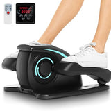 ANCHEER Under-Desk Elliptical Pedal Exerciser with Smart LCD Display & Remote, Quiet Low-Impact Seated Leg Workout for Seniors, Office or Home