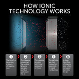 Home Envion Ionic Pro Elite Air Ionizer and Air Purifier, Black, Each