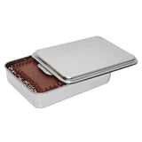 Lindys 8W44 Covered 9 x 13-Inch Cake Pan, Stainless Steel