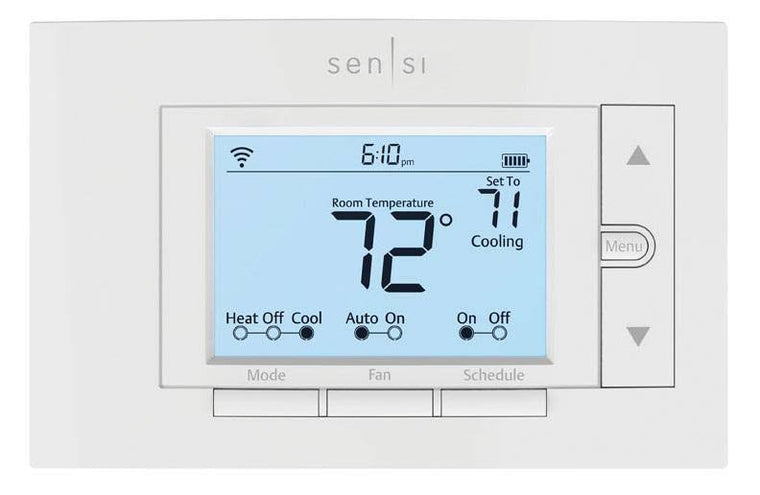 Sensi ST55 Classic Smart Thermostat with Wi-Fi Connectivity and Digital Programmable Controls