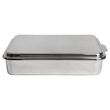 Lindys 8W44 Covered 9 x 13-Inch Cake Pan, Stainless Steel