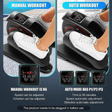 ANCHEER Under-Desk Elliptical Pedal Exerciser with Smart LCD Display & Remote, Quiet Low-Impact Seated Leg Workout for Seniors, Office or Home