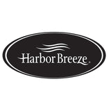 Harbor Breeze Beach Creek 44-Inch Ceiling Fan with LED Light, Brushed Nickel Finish, Remote, 3 Blades and Indoor Downrod or Flush-Mount Design