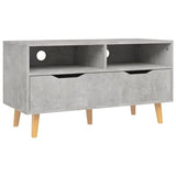 35.4 x 15.7 x 19.1 Inch High-Gloss White TV Stand with Storage Cabinet, Engineered Wood Low Console for Small Living Rooms, Bedrooms and Offices