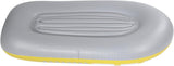 2-Person Yellow Inflatable Kayak Boat, Heavy-Duty PVC Air Canoe with Two Paddle Mounts and Double-Valve Design