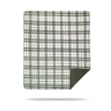 Denali Tartan Plaid Throw Blanket in Sterling/Stage
