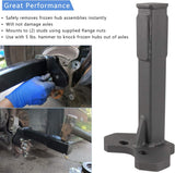 Universal Wheel Hub Removal Tool, Replacement for ATD Tools, Compatible with 5, 6 and 8 Lug Axle Bolt Hubs