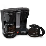 Cucinapro Double Coffee Brewer Station for Brewing Two 12-Cup Pots