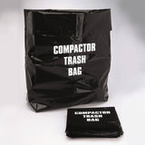 12-Pack Broan Trash Compactor Bags, Silver and Black