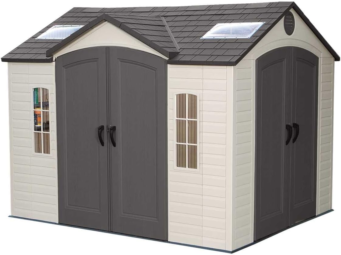 Lifetime Outdoor Storage Shed, 10 FT. X 8 FT., Model 60001