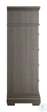 Mikalene B737-46 Six-Drawer Chest in Brown Metallic