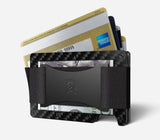 The Ridge Carbon Fiber Wallet with Integrated Money Clip