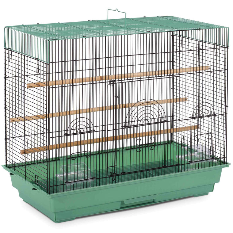 Prevue Pet Products SP1804-4 Flight Cage in Green/Black, 26×22 x 14×22 x 20×22