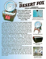 Desert Fox Automatic Gold Panning Machine with Variable Speed, Blue Spiral Wheel and Gold Mining Equipment Design