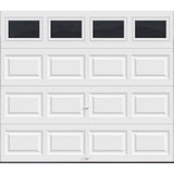 Clopay Classic Collection Insulated Garage Door, 8 ft. x 7 ft., White with Plain Window and 6.5 R-Value