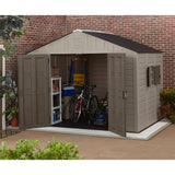 US Leisure Keter Stronghold Resin Storage Shed, 10 ft. x 8 ft.