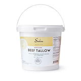 100% Pure Food-Grade Beef Tallow, Rendered from Non-GMO Beef, 7 LBS