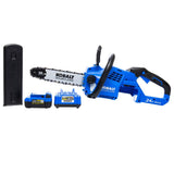 Kobalt KCS 1224A-03 Cordless Electric Chainsaw, 12-Inch Cutting Bar with 24-Volt Lithium-Ion Battery Included