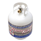 20 lbs Empty Propane Cylinder Featuring a Built-In Fuel Gauge