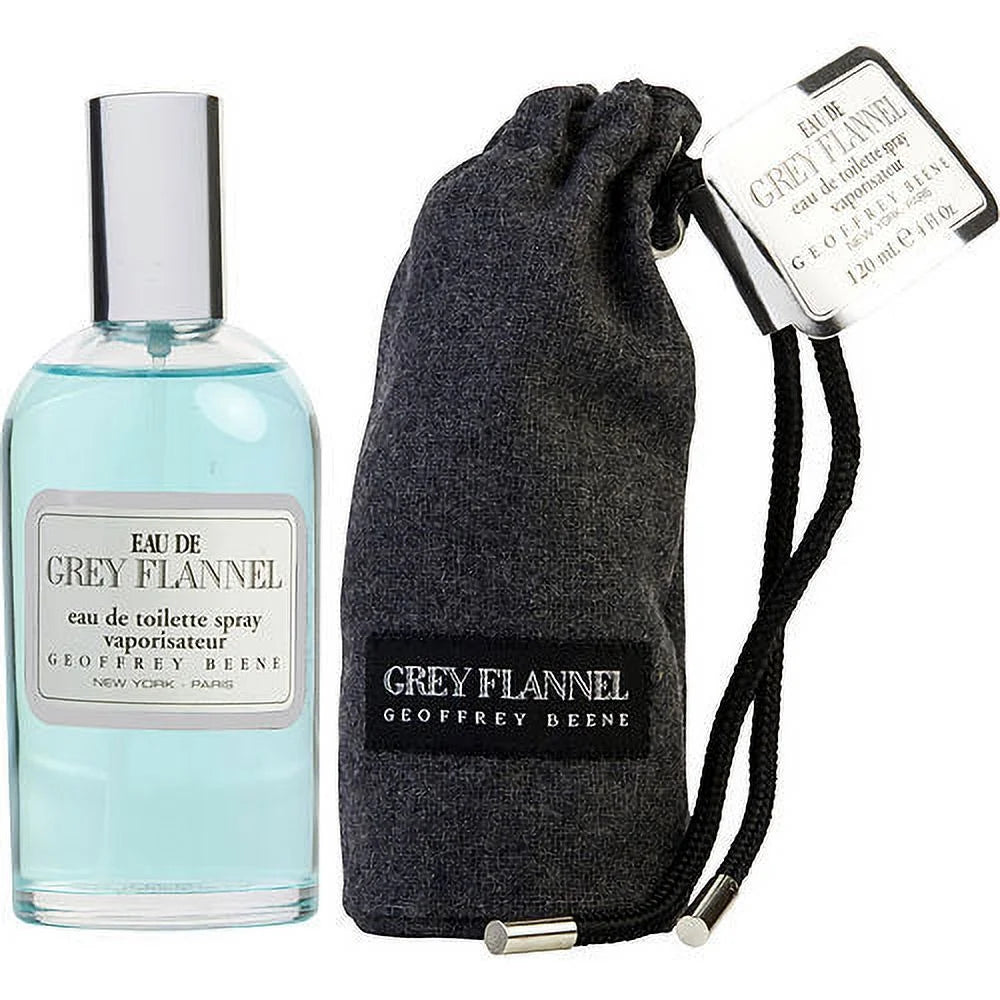 Geoffrey Beene Grey Flannel Mens Eau de Toilette Spray, 4 oz, Iconic Blend