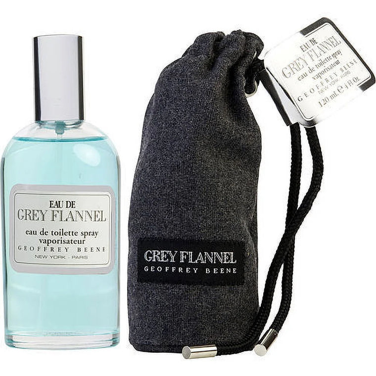 Geoffrey Beene Grey Flannel Mens Eau de Toilette Spray, 4 oz, Iconic Blend