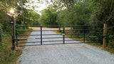 GC Ghost Controls TSS1XP Solar Automatic Gate Opener Kit for Swing Gates Up to 20 Feet, Heavy-Duty Single-Gate System