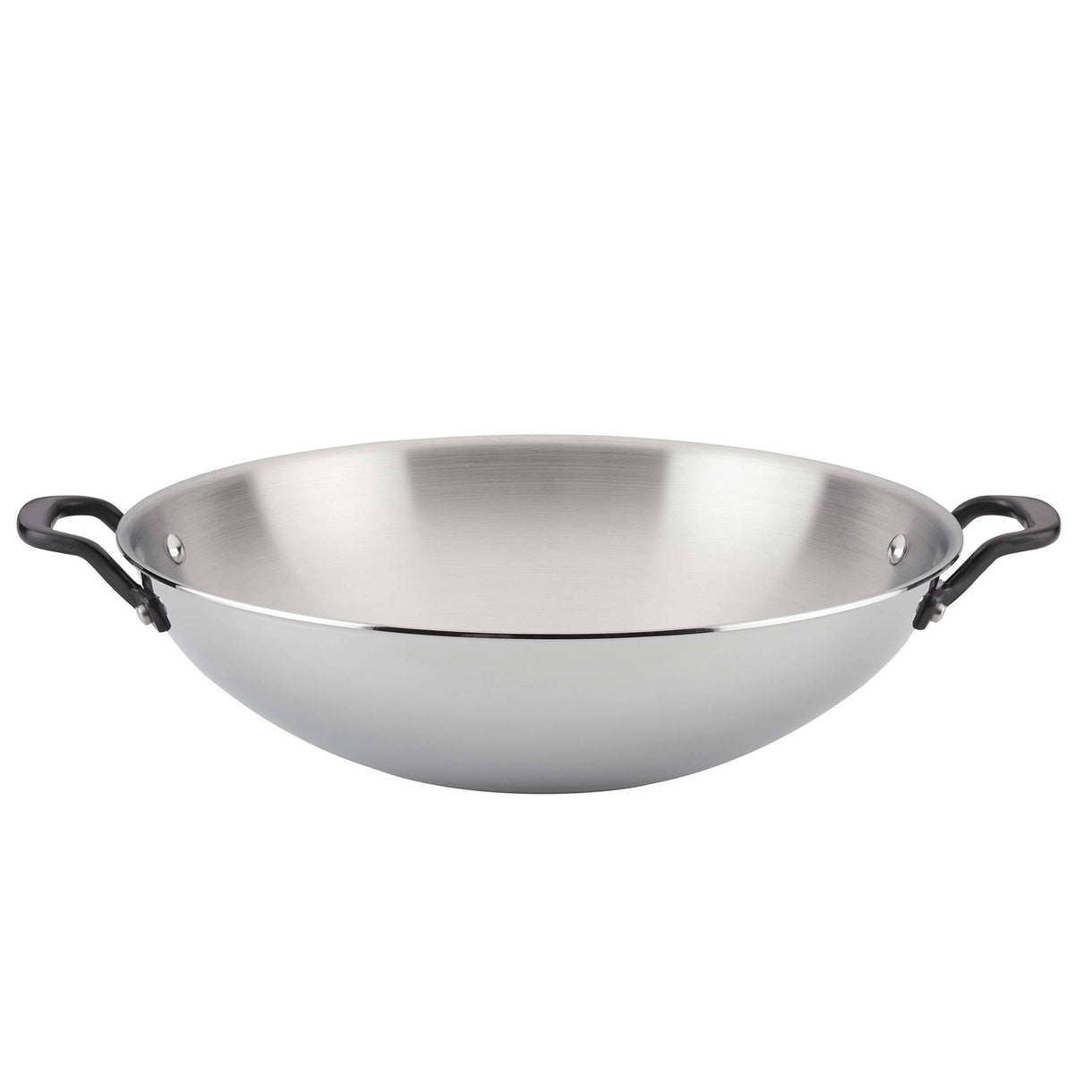 KitchenAid 15-Inch Stainless Steel Wok, Crafted with 5-Ply Clad Construction