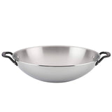 KitchenAid 15-Inch Stainless Steel Wok, Crafted with 5-Ply Clad Construction