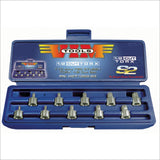 VIM Tools HCT1050 10-Piece Half-Cut Torx Driver Set