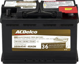 ACDelco Gold 48AGM Automotive Battery, BCI Group 48 AGM Construction with a 36 Month Warranty, Black
