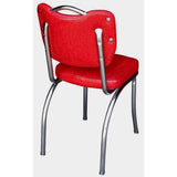 Richardson Seating Diner Chair with Handle Back and 2×22 Box Seat, Cracked Ice Grey